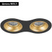 Встраиваемый светильник Lightstar Domino D6270303 (214627+214603+214603)