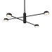 Люстра на штанге Freya Tactic FR5363CL-04B