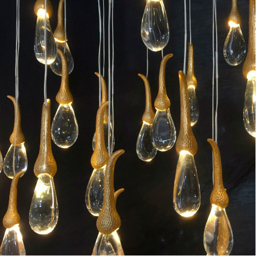 Подвесной светильник Delight Collection Seed OMG07287-5 gold