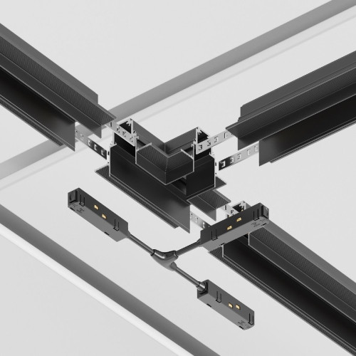 Угол-соединитель для магнитного шинопровода Maytoni Technical Magnetic track system Gravity TRA010CT-42B