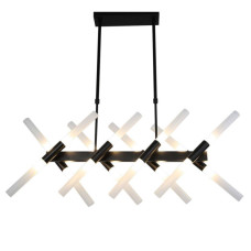 Подвесная люстра Lumina Deco Alford LDP 6036-16 BK