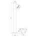 Ландшафтный светильник Arte Lamp Brooklyn A2063PA-1BK