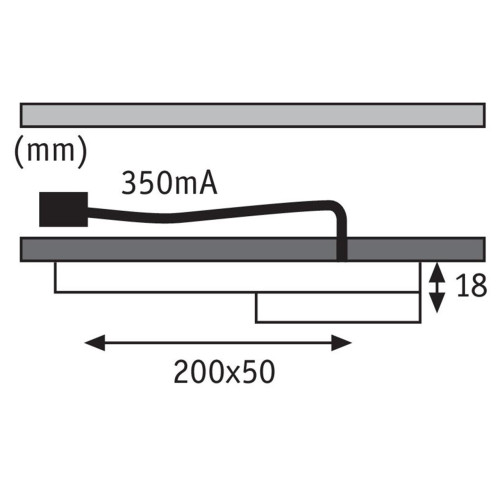 Мебельный светодиодный светильник Paulmann Micro Line Led Setup 93567