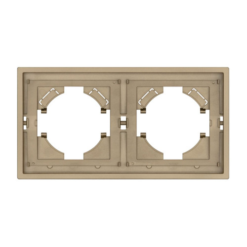 Рамка пластиковая на 2 поста Arlight FRM-TENDO-SFPL-2-GD 054647