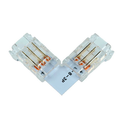 Соединитель угловой 10мм для CCT SMD ленты шириной 8 мм Feron LD172 52003