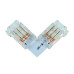 Соединитель угловой 10мм для CCT SMD ленты шириной 8 мм Feron LD172 52003