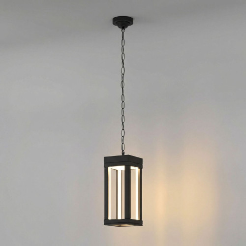 Уличный подвесной светильник Elektrostandard Frame 1528 TECHNO LED черный 4690389219115 a072091