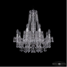 Подвесная люстра Bohemia Ivele Crystal 1403/8+4/195/h-60 Ni