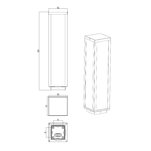 Ландшафтный светильник Arte Lamp Belfast A4569FN-1BK