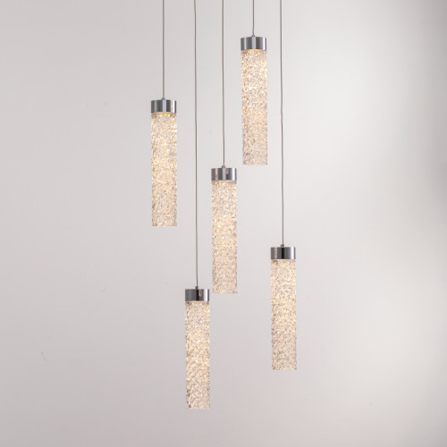 Подвесной светильник Delight Collection MD24030028-5A chrome/clear Подвесной светильник Delight Collection MD24030028-5A chrome/clear