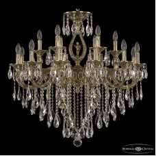 Подвесная люстра Bohemia Ivele Crystal Florence 71401/12+6/300 B GB FA10M