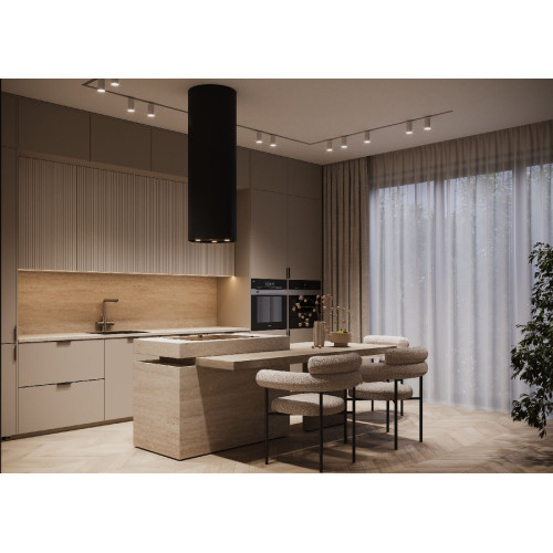 Трековый однофазный светильник Maytoni Calipso TR218-1-GU10-BK