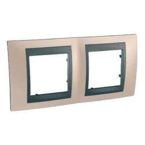 Рамка 2-постовая Schneider Electric Unica Top MGU66.004.295