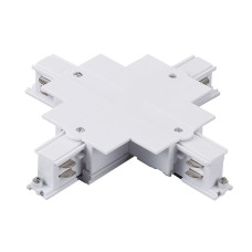 Соединение крестовое встраиваемое с подводом питания к треку 5030xx-R Lightstar Quattro 503146-R