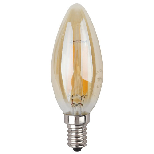 Лампа светодиодная Эра E14 5W 2700K F-LED B35-5W-827-E14 gold Б0027939