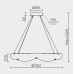 Подвесная люстра Modelux ML.9366.800 GD