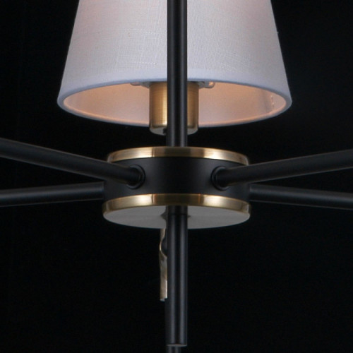 Люстра на штанге Illumico IL0185-5CSQ-24 BK AB CASTOR