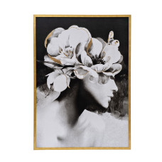 Холст Девушка с цветами-2 Garda Decor 89VOR-GIRL FLOWER-2