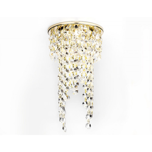 Встраиваемый светильник Ambrella Light K2071 G/CL Встраиваемый светильник Ambrella Light K2071 G/CL