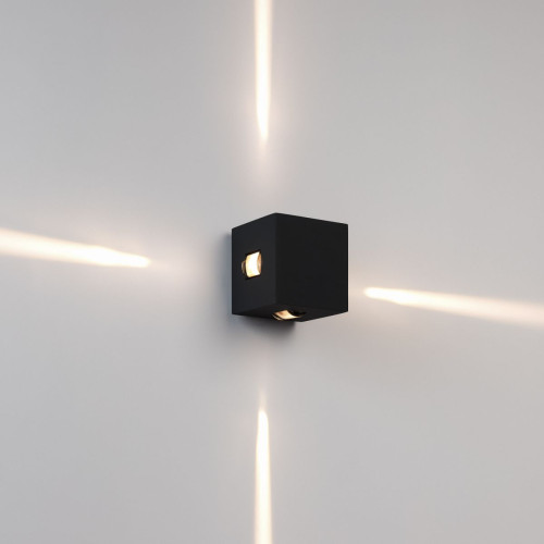 Уличный настенный светильник Arlight LGD-VERSATI-4x3W Day4000 (Черный, 4x3 deg, 230V) (IP65 Металл) 063927