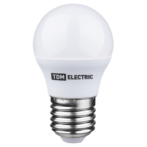 Лампа светодиодная диммируемая TDM Electric E27 6W 3000K прозрачная SQ0340-0203