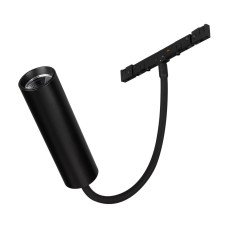 Трековый магнитный светильник Arlight MAG-MICROCOSM-SPOT-FLEX-R26-5W Day4000 (BK, 24 deg, 24V) (IP20 Металл) 051785