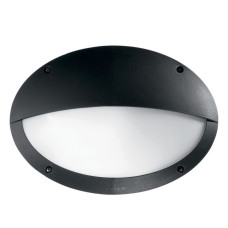 Уличный настенный светильник Ideal Lux Maddi-2 AP1 Nero 096728