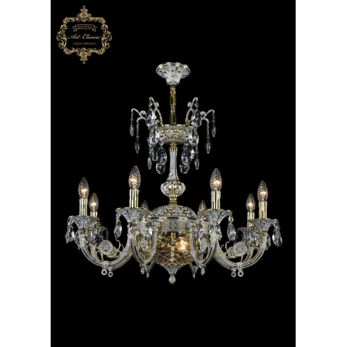 Подвесная люстра Art Classic 31.12.8.KR175SP.250IT.GW.Sp.Clear.1B Подвесная люстра Art Classic 31.12.8.KR175SP.250IT.GW.Sp.Clear.1B
