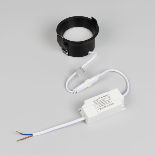 Встраиваемый светильник Arlight MS-BREEZE-BUILT-R82-9W Day4000 (BK, 80 deg, 230V) (IP20 Металл) 035610(1)
