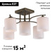 Потолочная люстра Omnilux Pisticci OML-55317-05