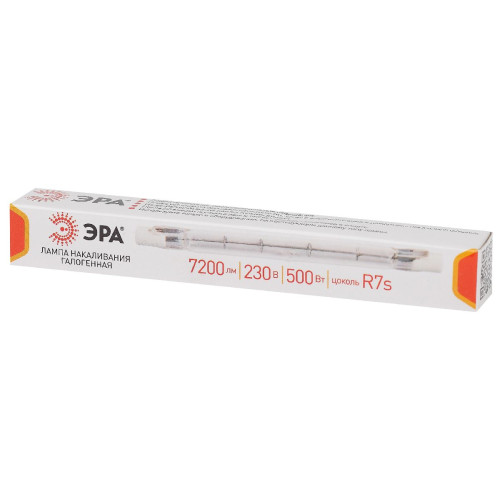 Лампа галогенная Эра R7S 500W 3000K J118-500W-R7s-230V Б0048495