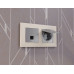 Лицевая панель для компьютерной/телефонной розетки RJ-45/RJ-11 Ambrella Volt Alfa AP5120