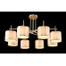 Потолочная люстра Crystal Lux Sergio PL8 Gold