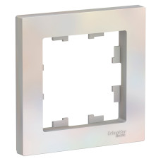 Рамка 1-ая Systeme Electric AtlasDesign Жемчуг ATN000401
