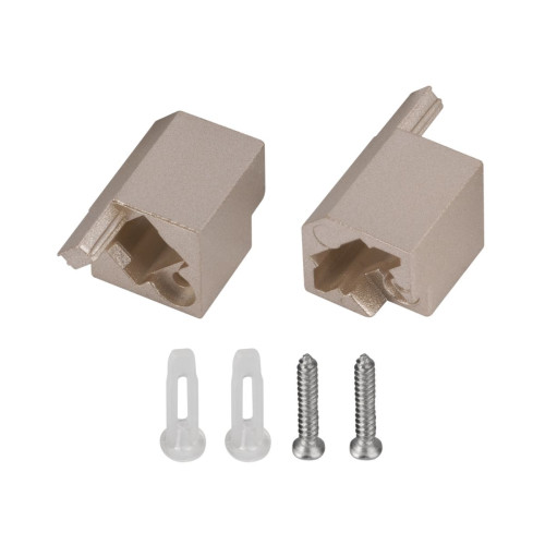 Заглушка Arlight SL-KANT-H10-SQUARE CHAMPAGNE GOLD (Пластик) 059036