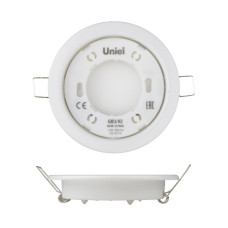 Встраиваемый светильник (UL-00005051) Uniel GX53/H2 White 10 Prom