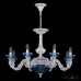 Подвесная люстра Bohemia Ivele Crystal AL79101P/8/250 WMN P Aquamarine/M-1G