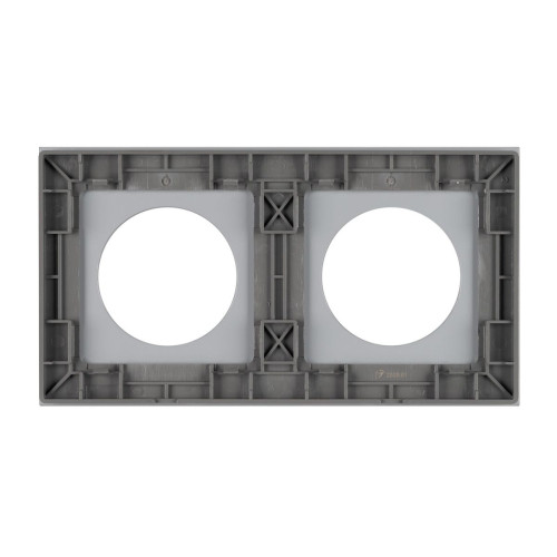 Рамка стеклянная на 2 поста Arlight FRM-GLARE-GC-2-GR 043837
