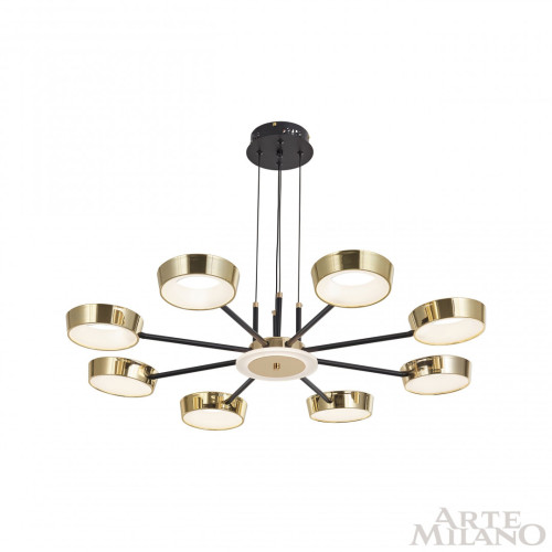 Подвесная люстра Arte Milano 271079/8 BK/GD