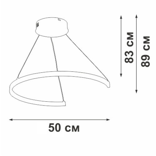 Подвесной светильник Vitaluce V2509DT-0/1S Подвесной светильник Vitaluce V2509DT-0/1S