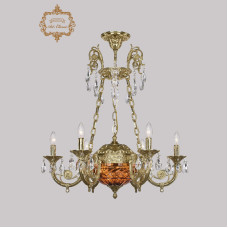 Подвесная люстра Art Classic 31.44.6.KR175SP.250IT.G.Sp.Amber.1D
