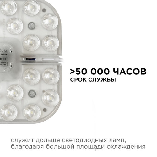Светодиодный модуль со встроенным драйвером Apeyron 230В 2835 12Вт 1080 лм 4000К 02-54