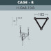 Садовый светильник Fumagalli E22.157.S30.AYF1RDN