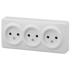 Розетка 3х2P Эра 11-2207-01 Б0020697