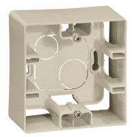 Коробка для накладного монтажа 1-постовая Legrand Etika слоновая кость 672520