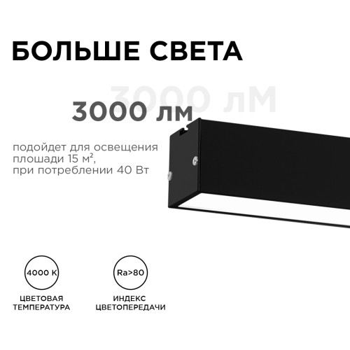 Линейный подвесной светильник Apeyron 30-12