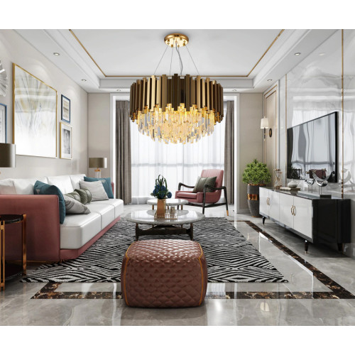 Подвесная люстра Delight Collection Barclay A006-600 L6 gold