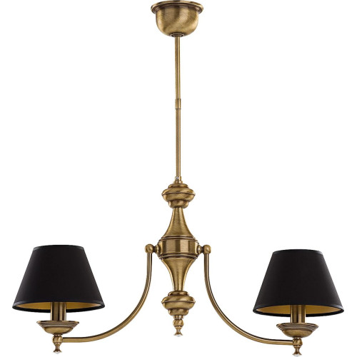 Люстра на штанге Kutek San Marino Lampshade SAN-ZW-2(P/A)CR