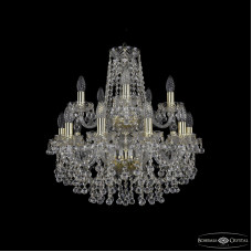 Подвесная люстра Bohemia Ivele Crystal 1409/10+5/195/2d G