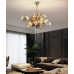 Подвесная люстра Delight Collection Britannica 8898P/AL gold/smoky